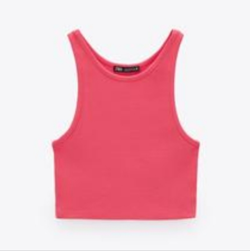 Zara basic ribbed tank top